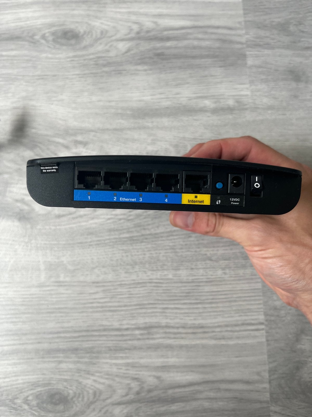 Linksys E1200 router met bekabeling, Ophalen of Verzenden, Zo goed als nieuw, Router