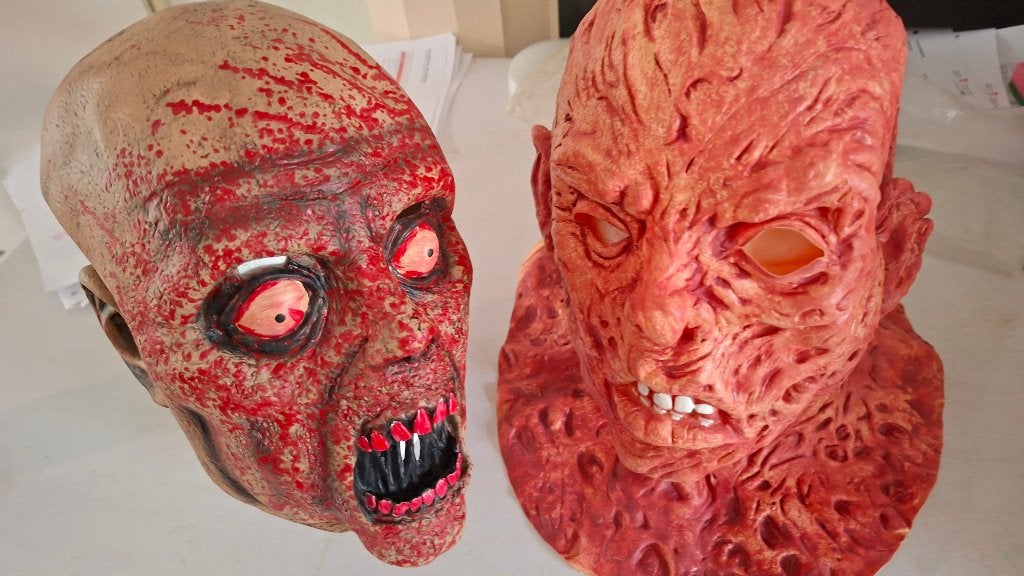 latex halloween masker, Ophalen of Verzenden, Nieuw, Overige typen, Halloween of Griezel