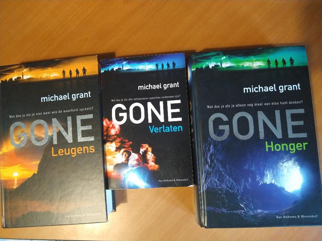 Grant, Michael. Gone. Honger + Leugens + Verlaten, Boeken, Ophalen of Verzenden, Zo goed als nieuw