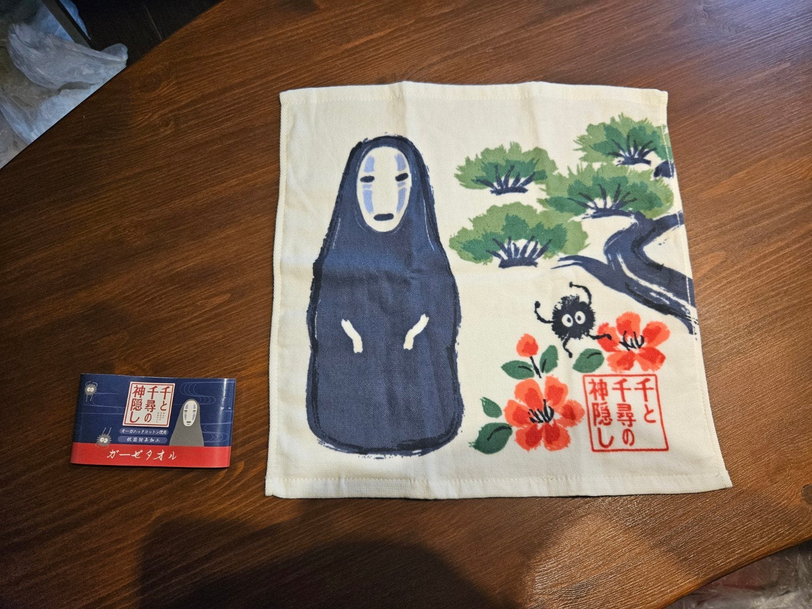 Studio Ghibli No-Face handdoek Marushin nieuw, Ophalen of Verzenden, Nieuw