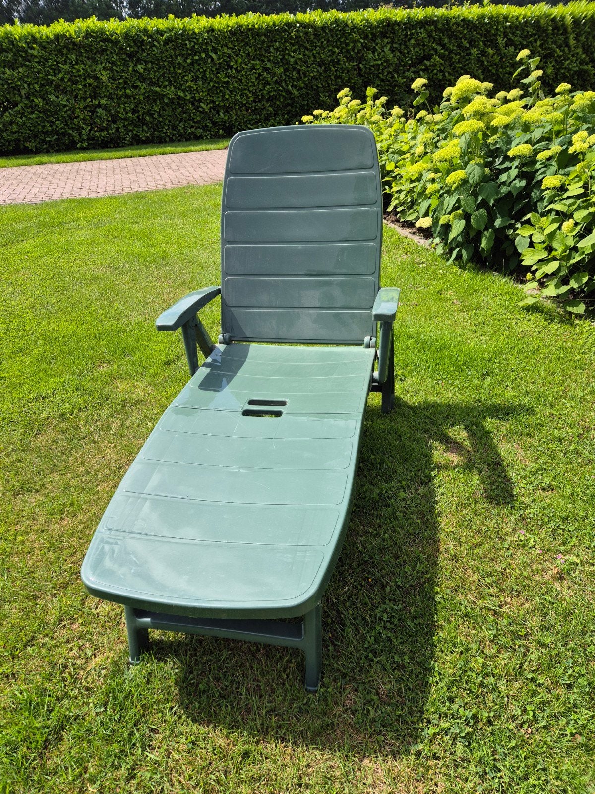 Ligbed van Jardin, Ophalen, Zo goed als nieuw, Kunststof