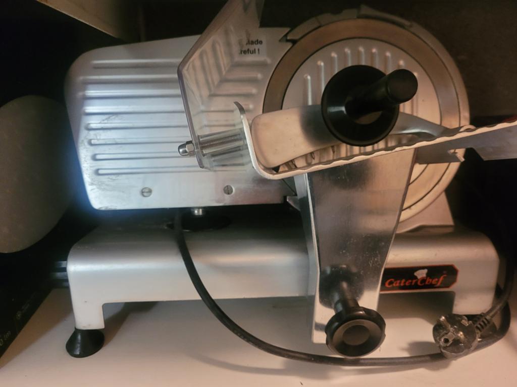 Cater Chef Snijmachine - Professionele Vleessnijder, Ophalen of Verzenden, Gebruikt, Bakkerij en Slagerij
