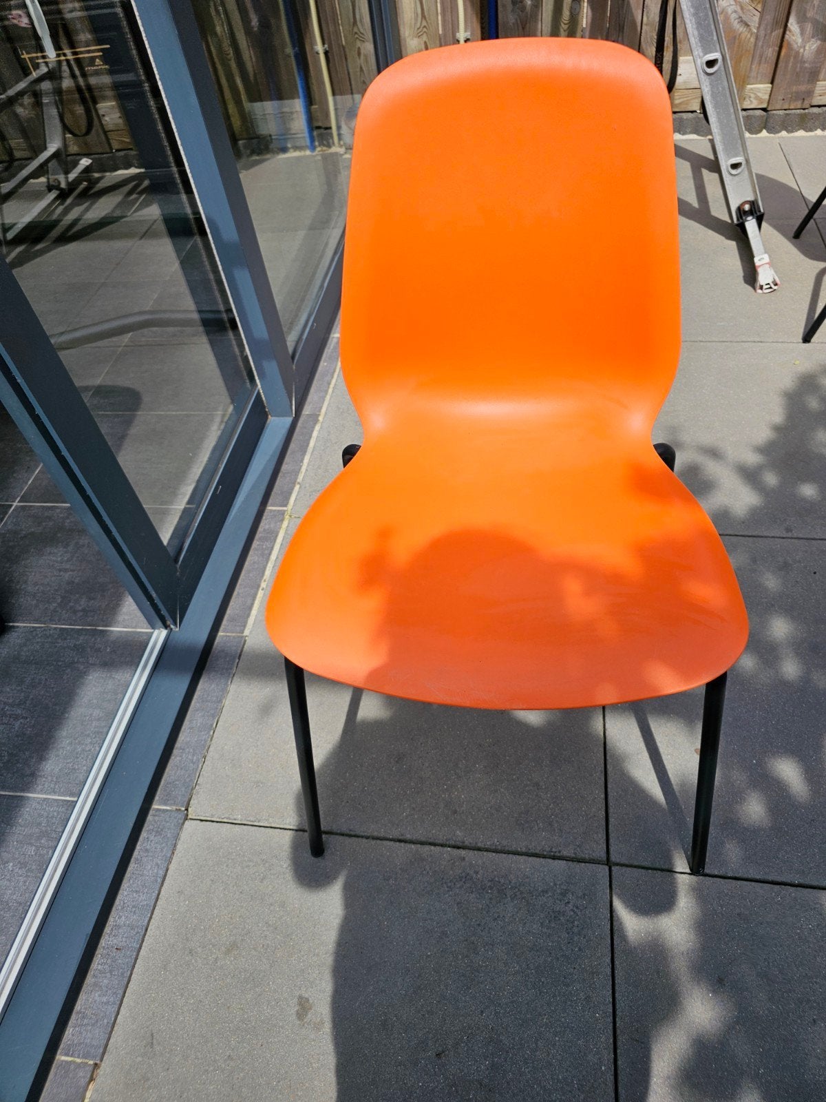 Oranje stoelen 2x, Huis en Inrichting, Stoelen, Ophalen, Nieuw, Overige kleuren, Twee
