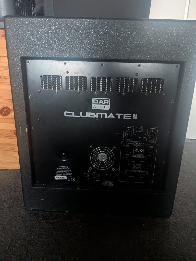 DAP Audio ClubMate 2 (goeie eerste PA), Ophalen, Gebruikt, 500 tot 1000 watt, P.A.