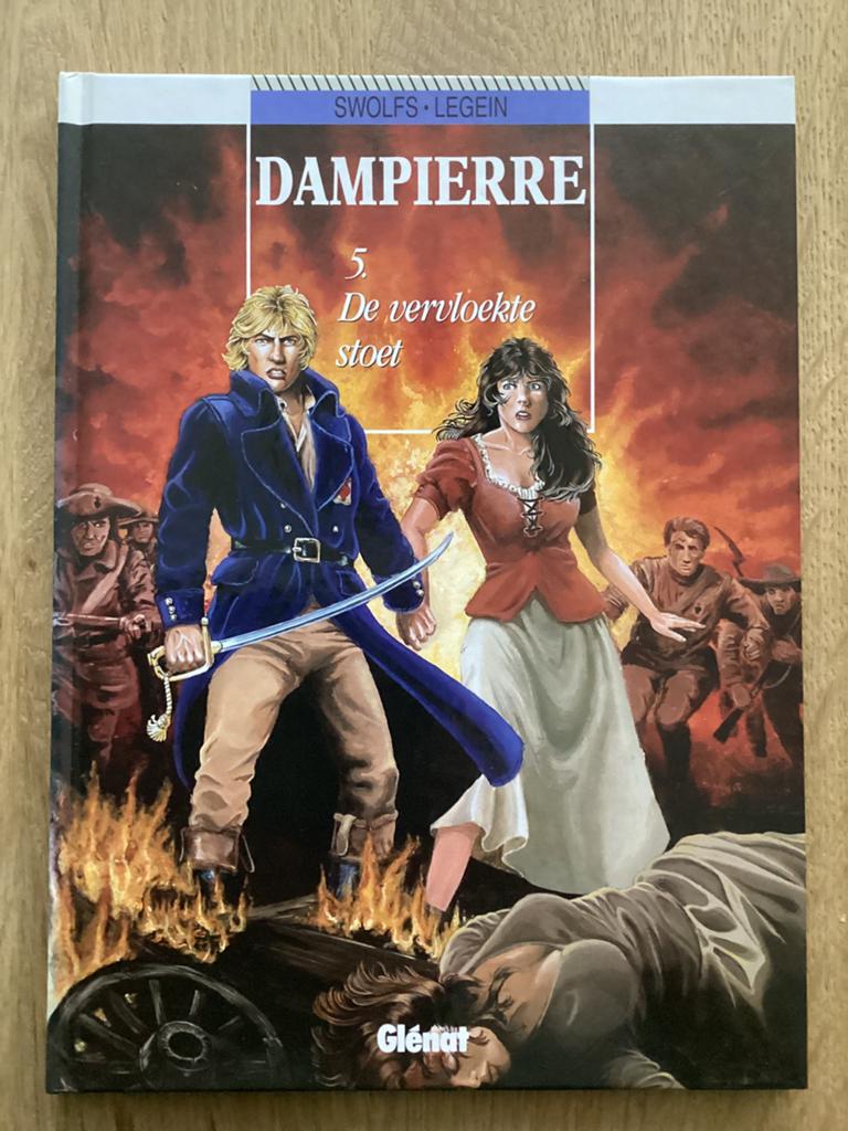 Dampierre 5: De vervloekte stoet - Hardcover, Boeken, Stripboeken, Eén stripboek, Ophalen of Verzenden, Zo goed als nieuw
