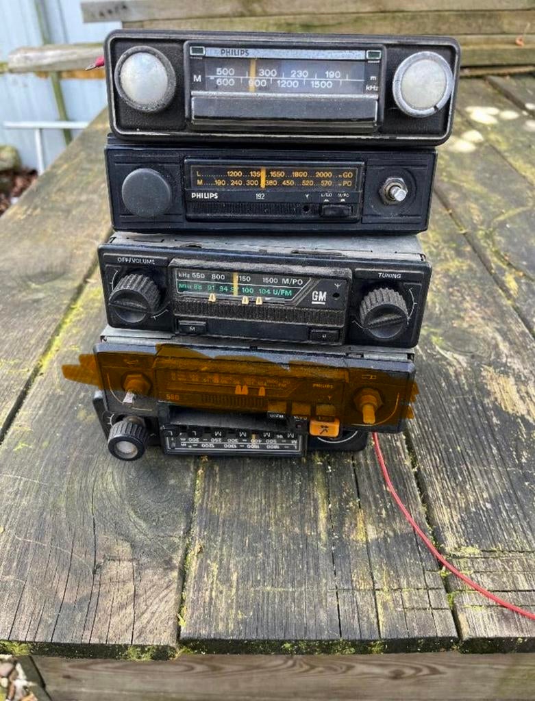 Diverse Philips auto radio’s, Auto diversen, Gebruikt, G, G, G