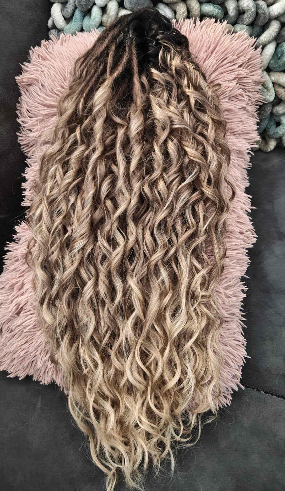 Handgemaakte dreads (curly), Ophalen of Verzenden, Nieuw, Pruik of Haarverlenging