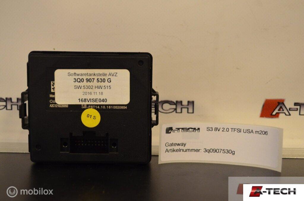 Gateway module Audi A3 Limousine 8V 2.0 TFSI S3 3q0907530g, Audi, Gebruikt, Audi, Ophalen of Verzenden