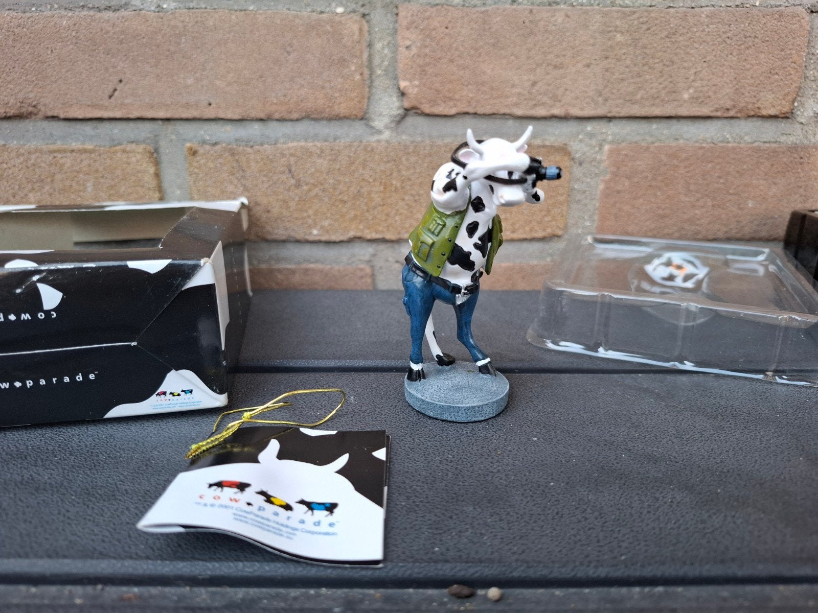 CowParade kleine paparazzi-fotograaf, Ophalen