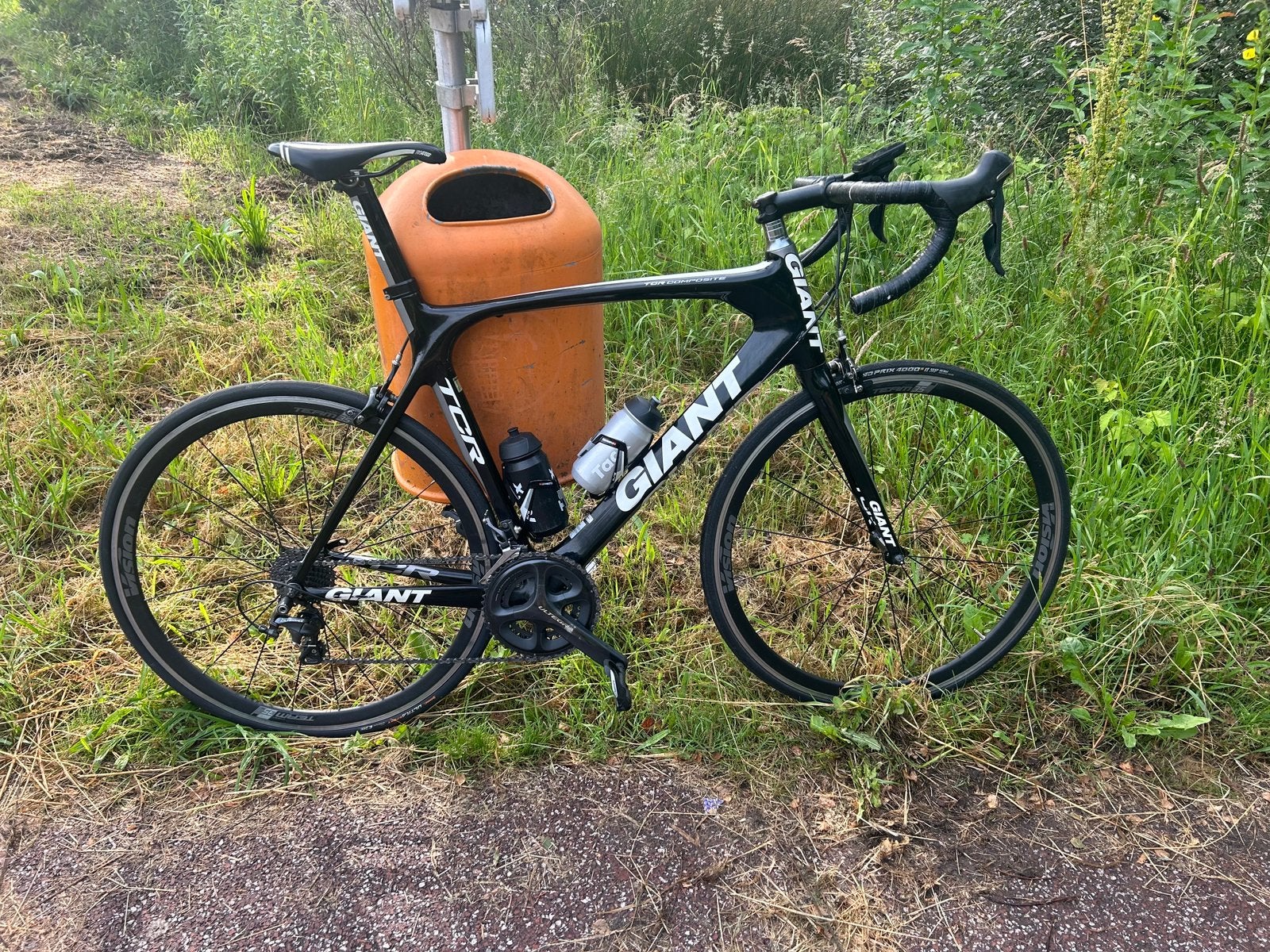 Te koop aangeboden carbon giant tcr, Gebruikt, Carbon, Meer dan 20 versnellingen, Giant