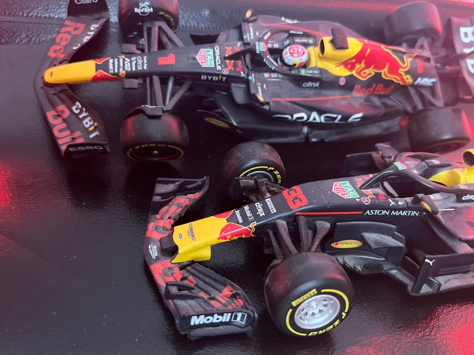 2x Red Bull F1 JUMBO Limited Edition 1:24 Verstappen, Ophalen of Verzenden, Zo goed als nieuw, Auto
