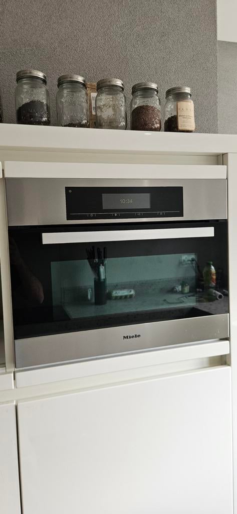 Miele H5040BM 45cm Combi Magnetron Oven - Inbouw, Witgoed en Apparatuur, Ovens, Ophalen, Gebruikt, Oven met grill, Inbouw