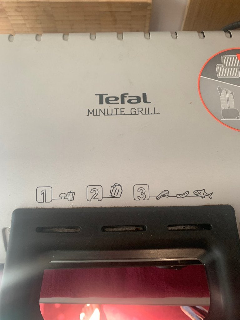 Tefal Minute Grill tost barbecue, Ophalen, Zo goed als nieuw