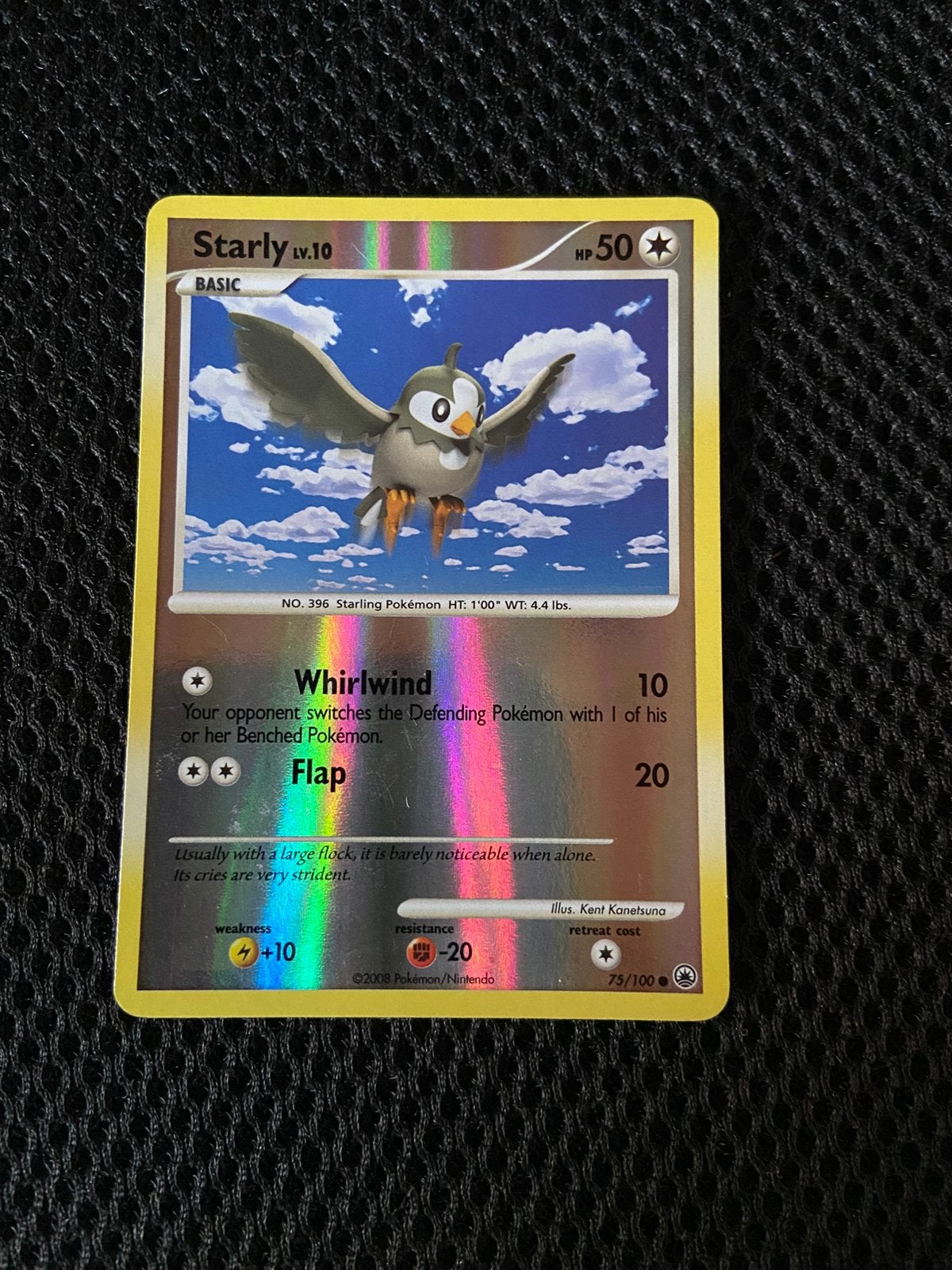 Pokemon Card  Starly Majestic Dawn 75/100 Reverse Holo, Ophalen of Verzenden, Zo goed als nieuw
