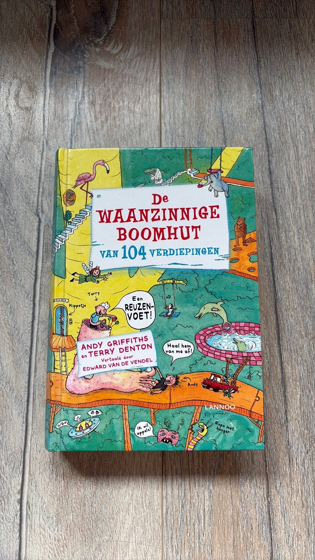 De Waanzinnige Boomhut van 104 Verdiepingen, Boeken, Ophalen of Verzenden, Zo goed als nieuw