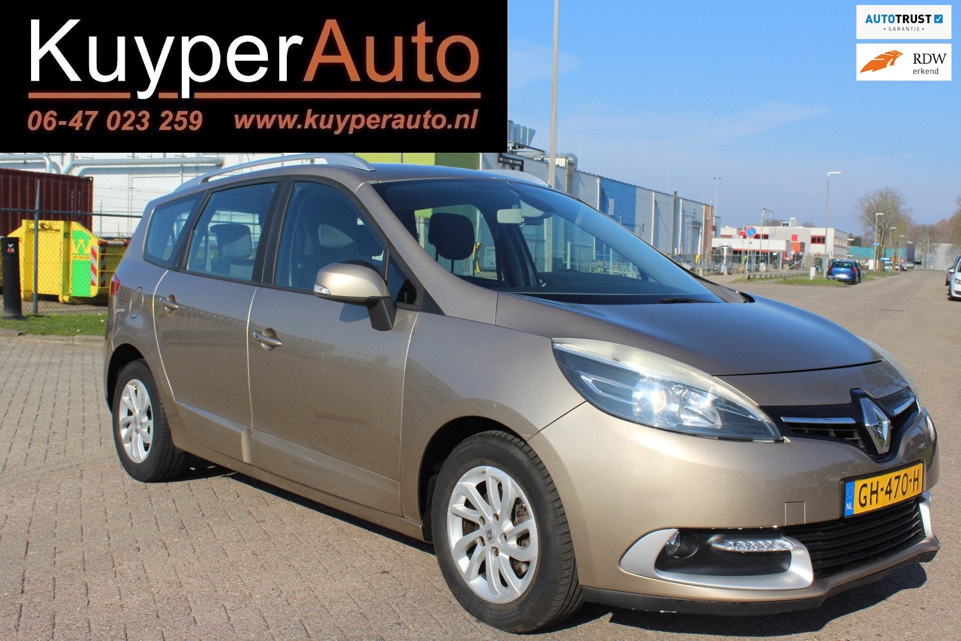 Renault Grand Scénic 1.2 TCe Limited 7p dealer onderh TREKH, Voorwielaandrijving, Euro 5, Gebruikt, 4 cilinders