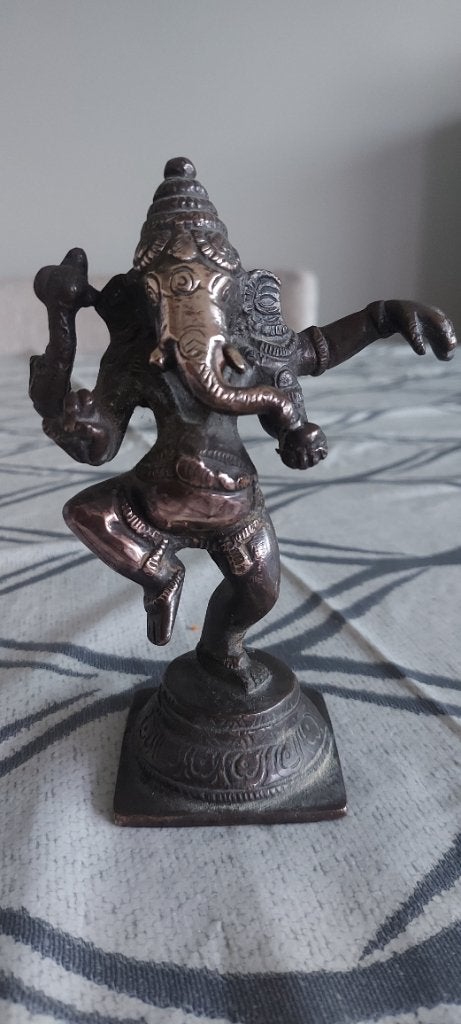 Bronze dansende ganesha, Ophalen of Verzenden