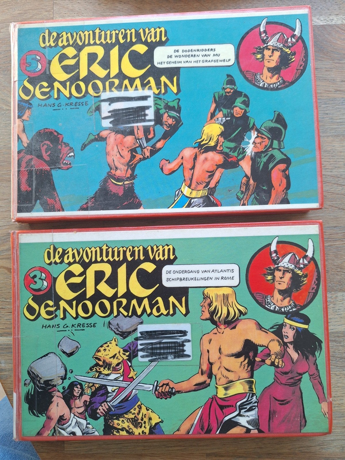 Eric de Noorman - Deel 3 & 5 - Hans G. Kresse, Boeken, Gelezen, Hans G. Kresse, Ophalen of Verzenden, Meerdere stripboeken