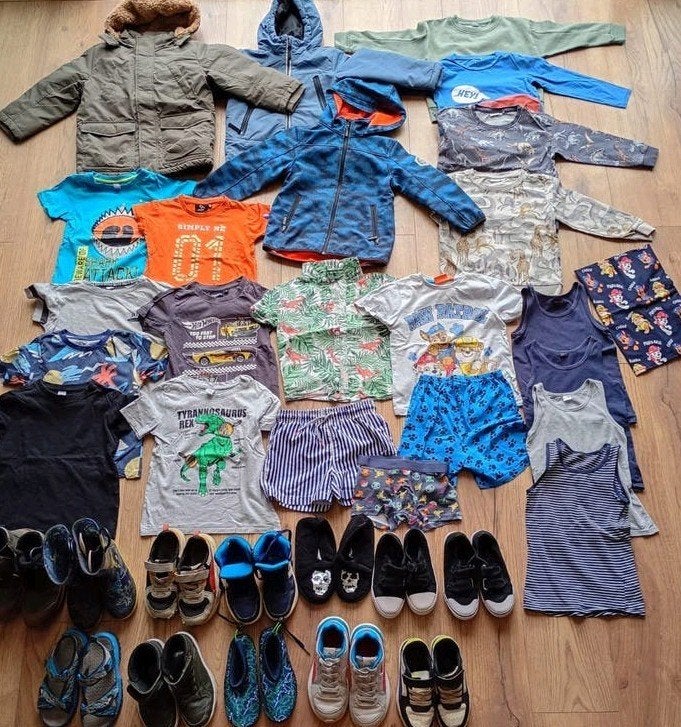 Groot kledingpakket jongen maat 110/116, Ophalen of Verzenden, Gebruikt, Maat 116