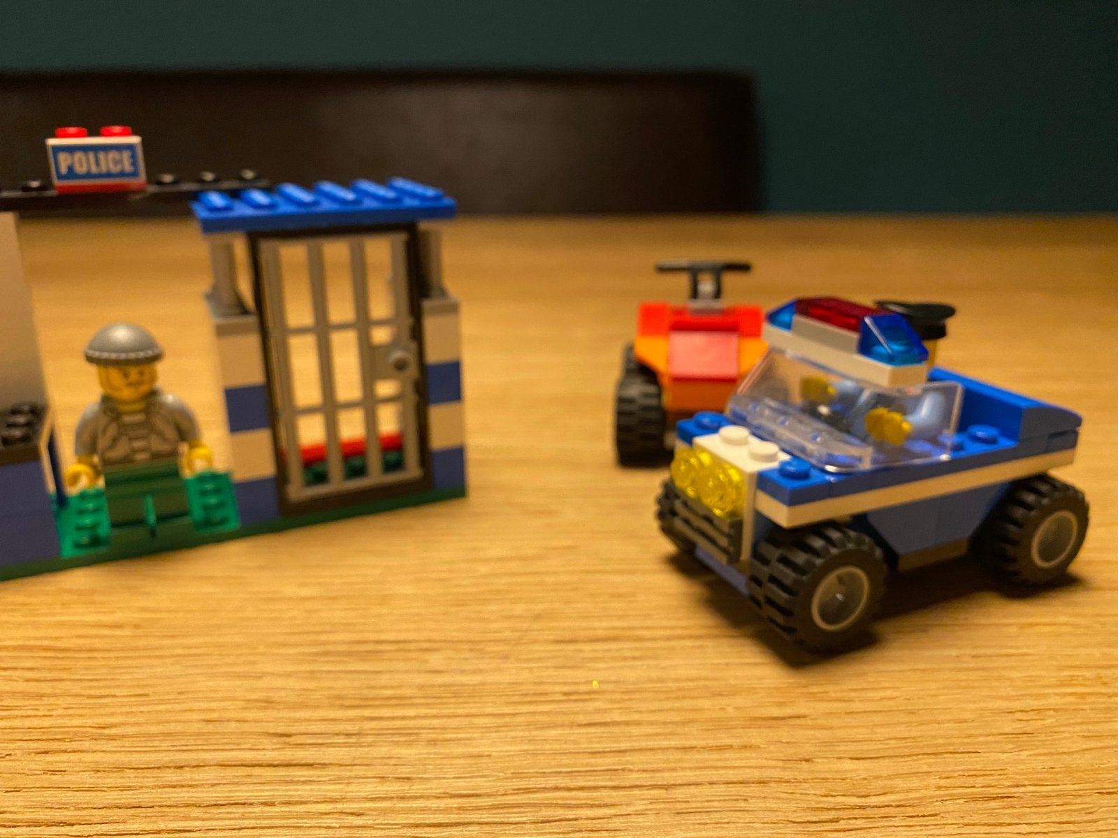 Lego City Politie auto met gevangenis (set 4636), City, Lego, Ophalen of Verzenden, Zo goed als nieuw