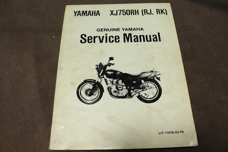 Yamaha XJ750 RH XJ650 G 1988-1986 service manual, Ophalen of Verzenden, Yamaha
