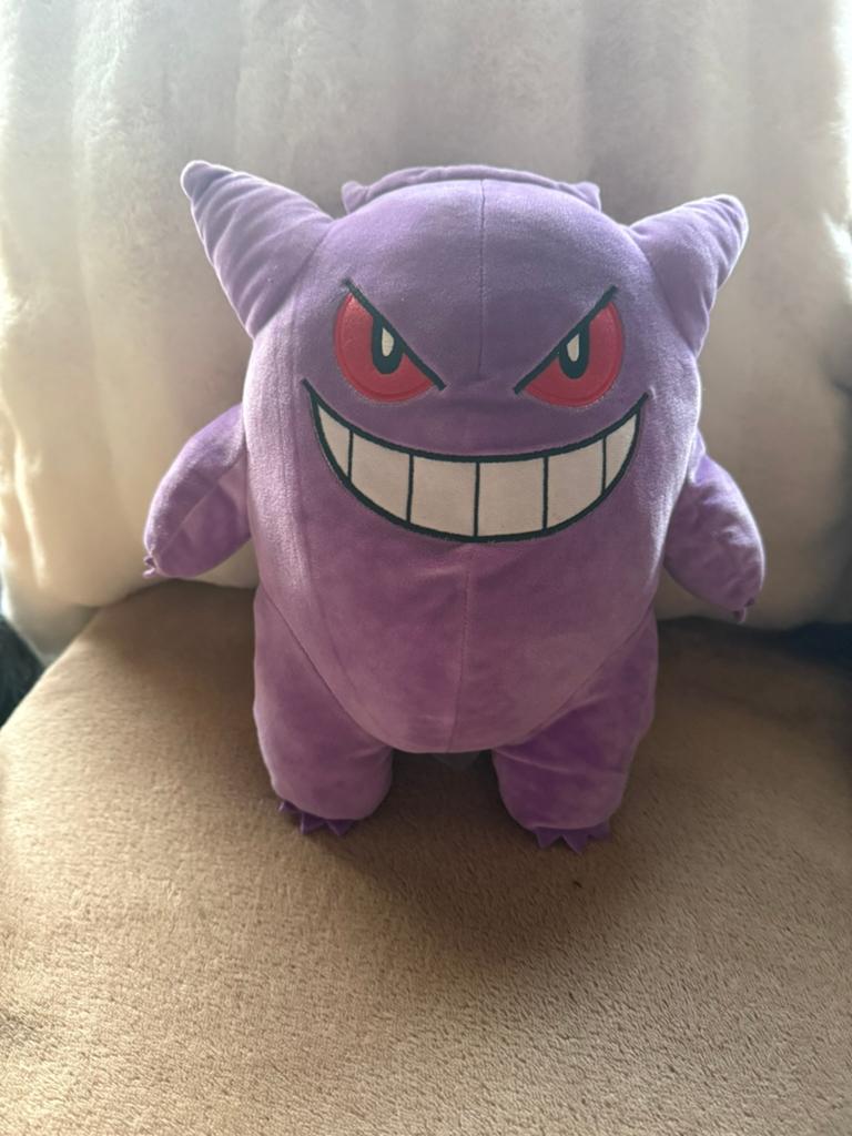 Pokémon knuffel Gengar, Ophalen of Verzenden, Zo goed als nieuw