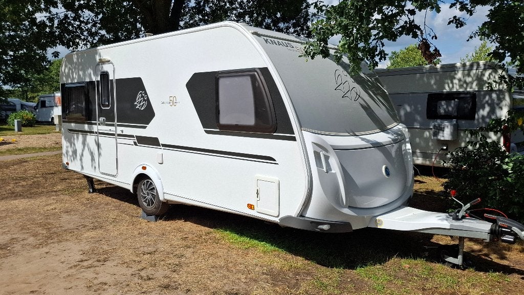 Knaus Südwind Celebration 500 FU 50 Years Edition COMPLEET!, Caravans en Kamperen, Caravans, Rondzit, Particulier, Vast bed, 6 tot 7 meter