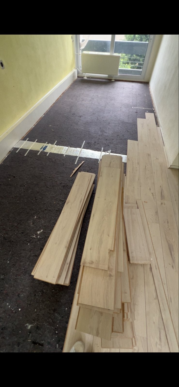 Licht laminaat vloerdelen - gebruikt, Ophalen, Zo goed als nieuw, 10 m² of meer, 10 tot 30 cm