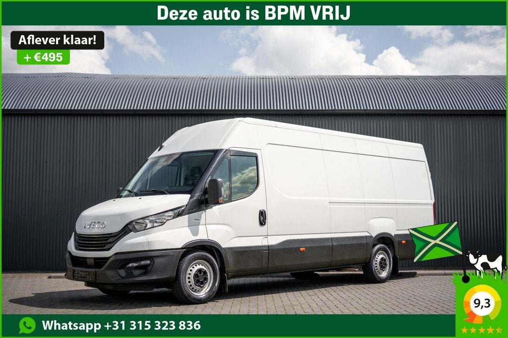 Iveco Daily 35S16 | L4H2 | 157 PK | 3-Zits | Airco | Parkeer, Auto's, Gebruikt, Iveco, Wit, 11 km/l