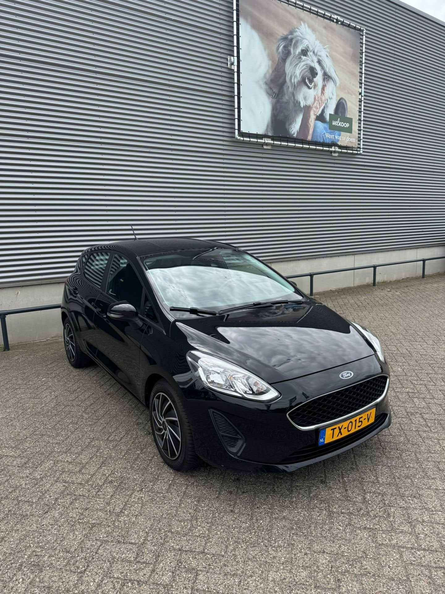 Ford Fiesta / Apk / Airco / Cruise / Navi / Carplay, Auto's, Ford, Voorwielaandrijving, Zwart, Origineel Nederlands, Bedrijf