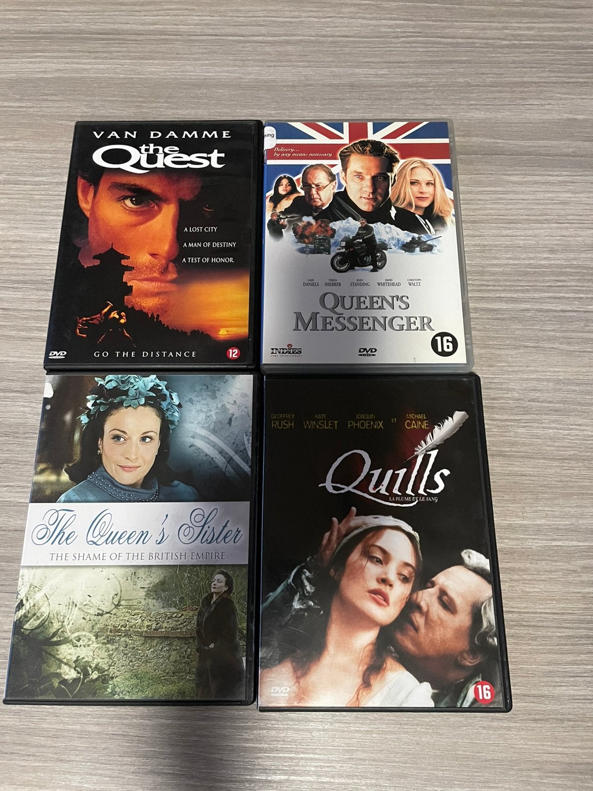 Films Q (4x), Vanaf 12 jaar, Ophalen of Verzenden, Zo goed als nieuw
