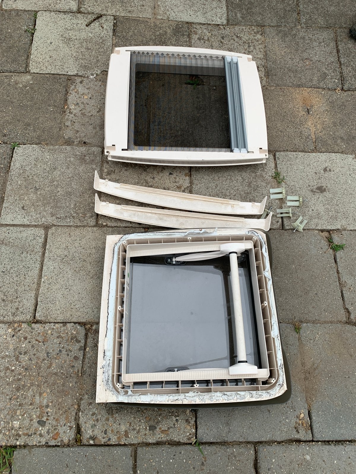 Dakluik camper/caravan afmetingen 40/40, Ophalen of Verzenden, Gebruikt