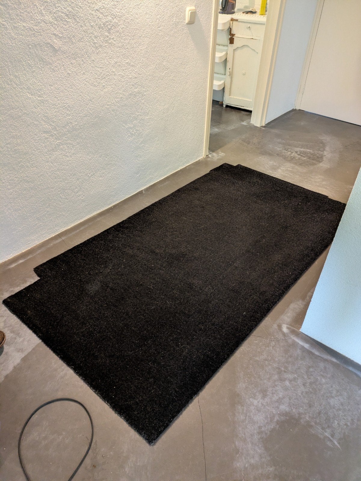 Nog nette dikke deurmat, op maat te snijden, Ophalen