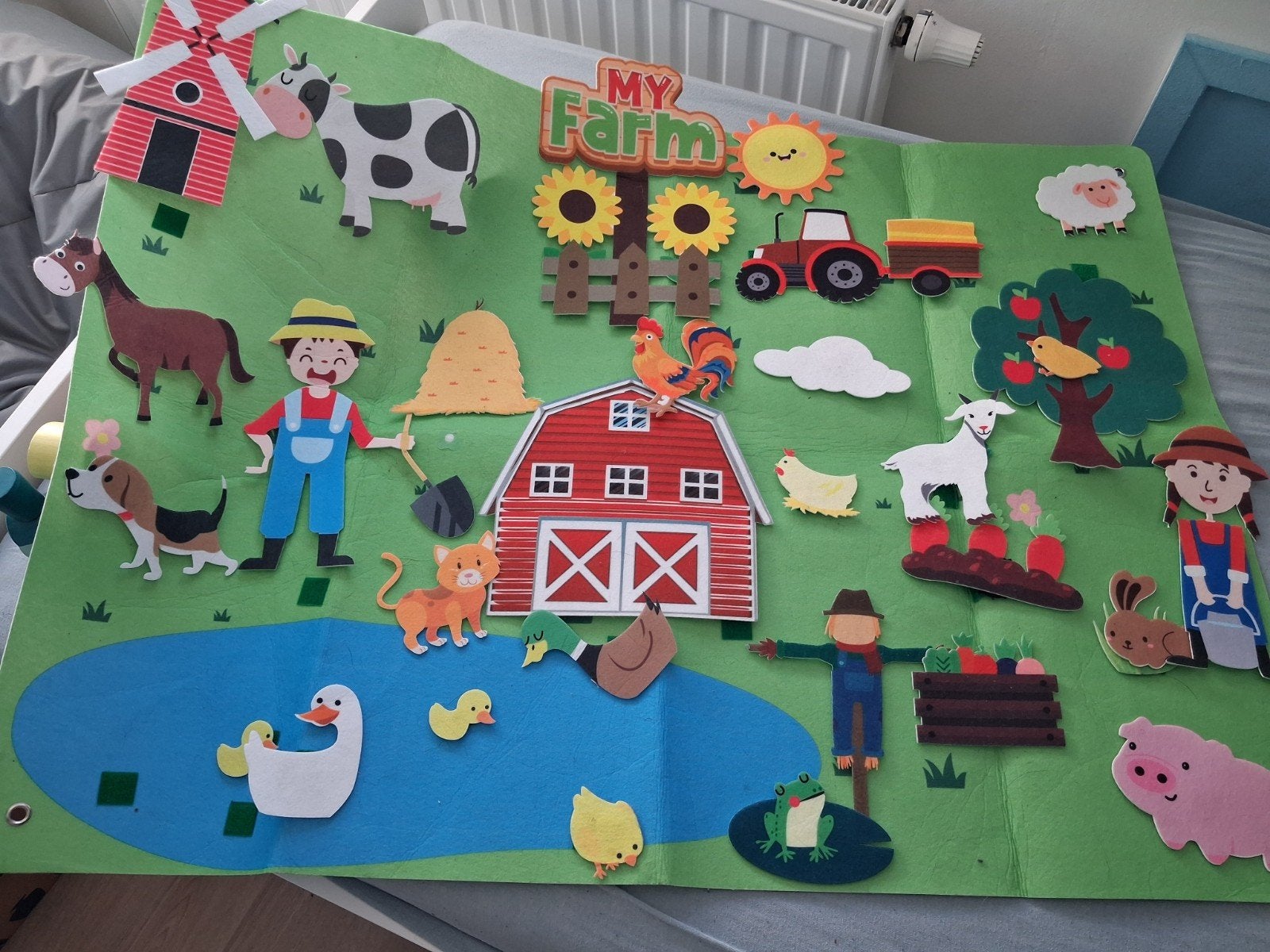 Mijn Boerderij Speelkleed - Educatief en Interactief, Ophalen, Gebruikt, Speelkleed