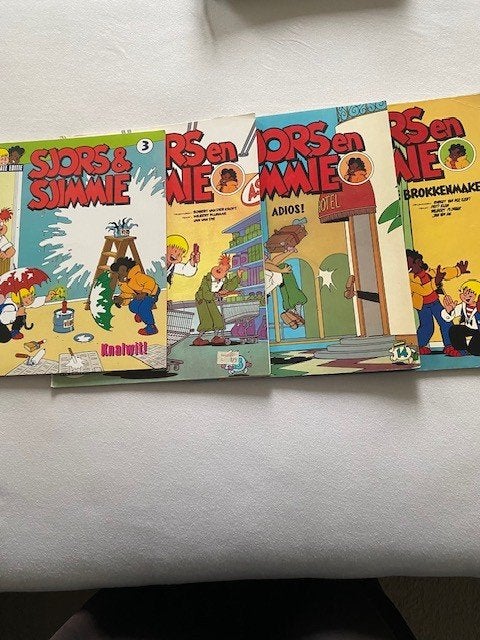 Sjors & Sjimmie en een Donald Duck album, Boeken, Meerdere stripboeken, Ophalen of Verzenden, Zo goed als nieuw