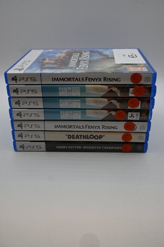 PS5 Games: Immortals Fenyx Rising, Saints Row, 5 EURO P STUK, Avontuur en Actie, Online, 1 speler, Onbekend