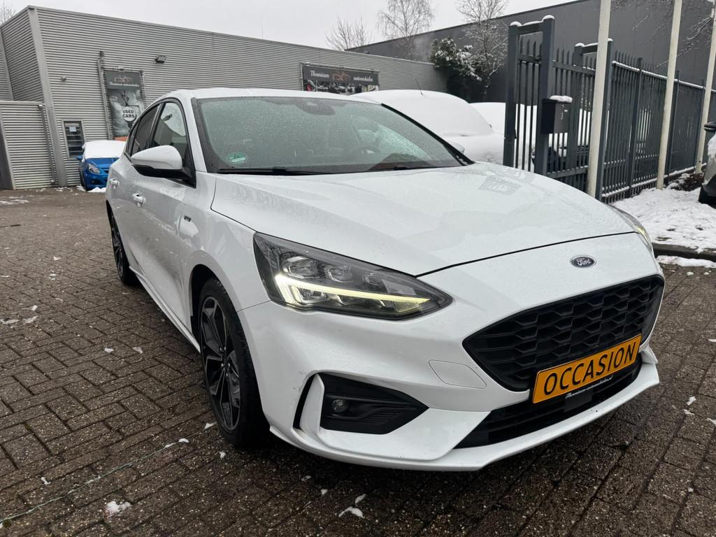 Ford Focus 1.5 EcoBoost ST Line Business 182 pk 1e eigenaar,, Auto's, Stof, Met garantie (alle), Wit, Bedrijf