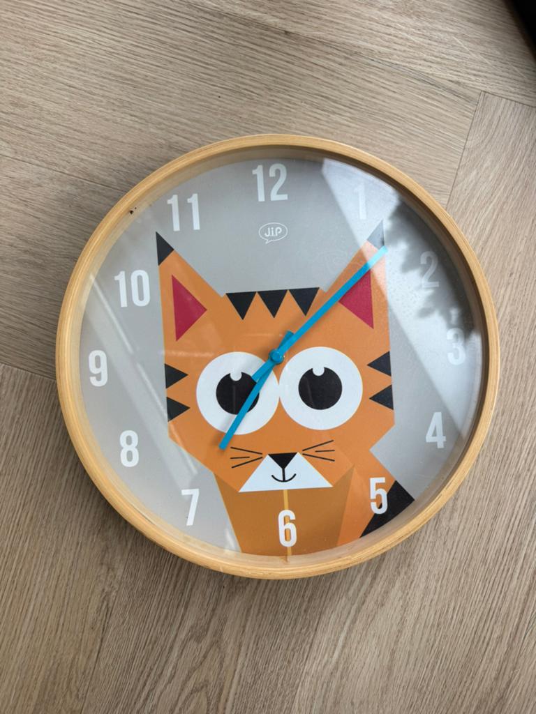 Jip klok kinderkamer, Ophalen, Zo goed als nieuw, Klok