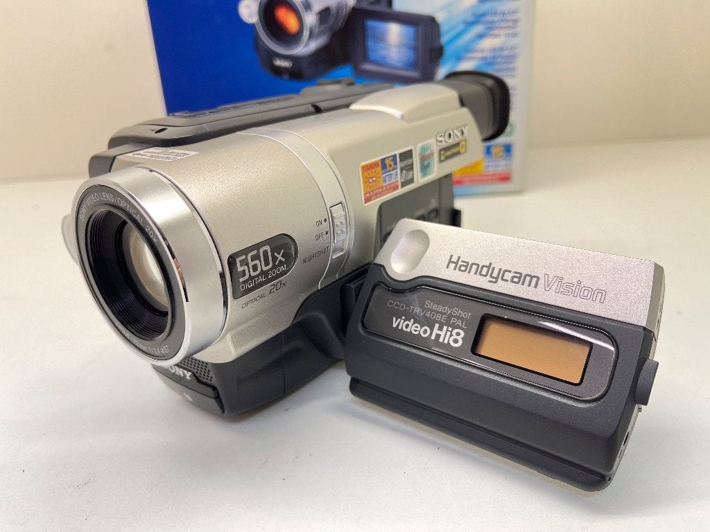 SONY CCD-TRV408E Hi8 Handycam Vision-NightShot-Nieuw in Doos, N, N, Hi 8, Ophalen of Verzenden