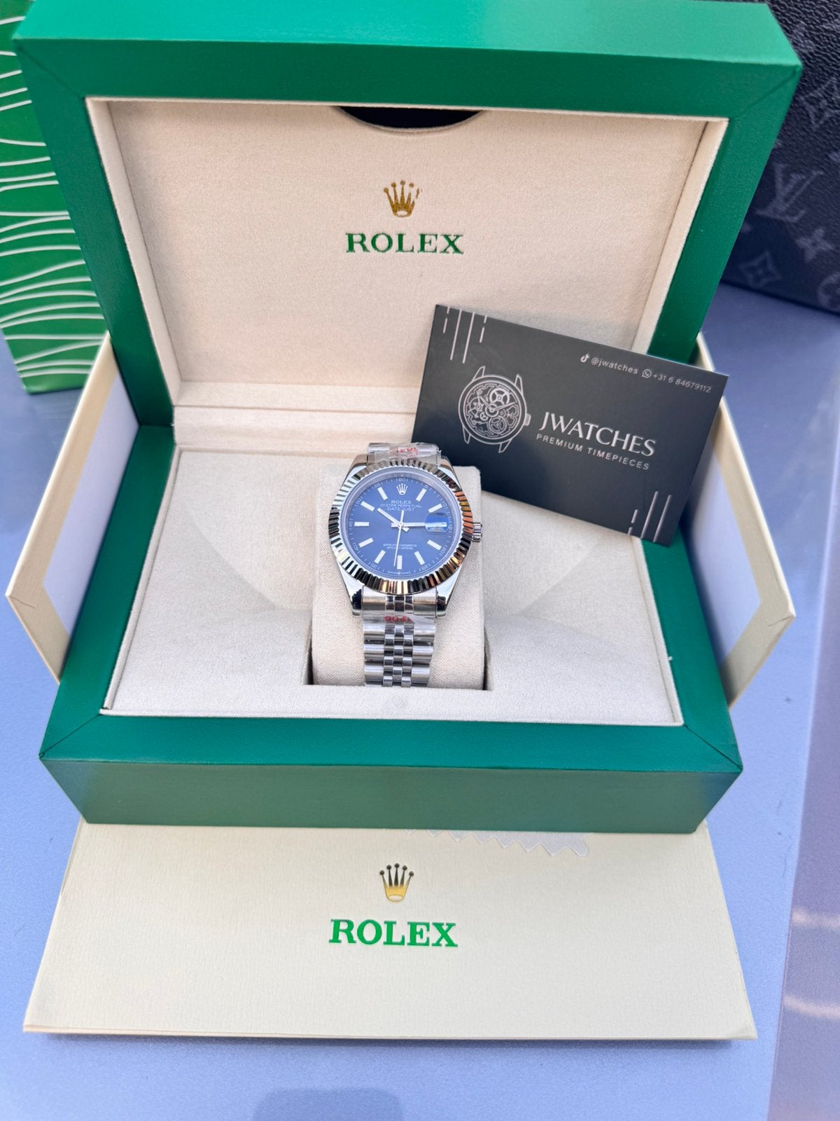 Rolex datejust 41mm ⚠️ Lees Beschrijving…, Polshorloge, Overige materialen, Ophalen of Verzenden, Zo goed als nieuw