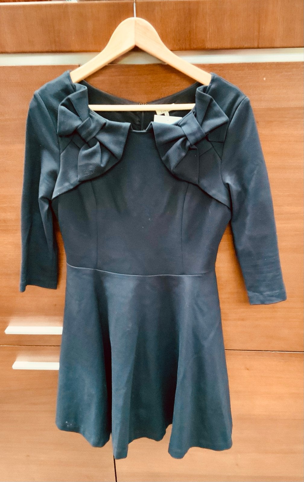 Brigitte Bardot Jurk Zwart - Maat 36-38, Zwart, Ophalen of Verzenden, Maat 36 (S), Gedragen