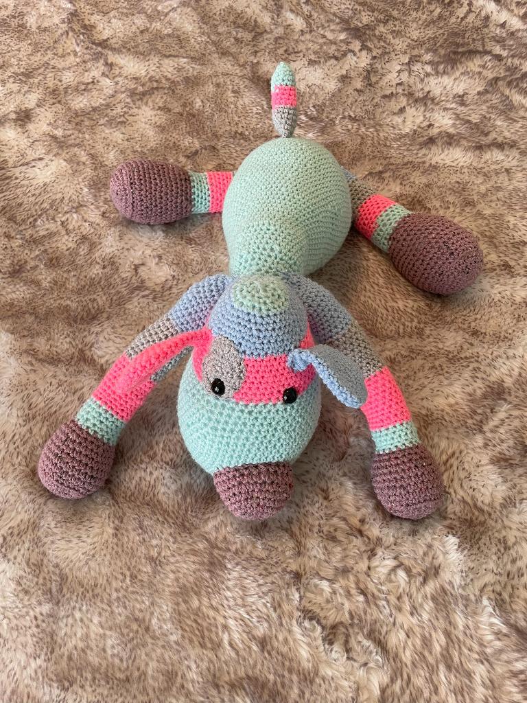 Knuffel (hand gebreid), Ophalen of Verzenden, Nieuw, Hond