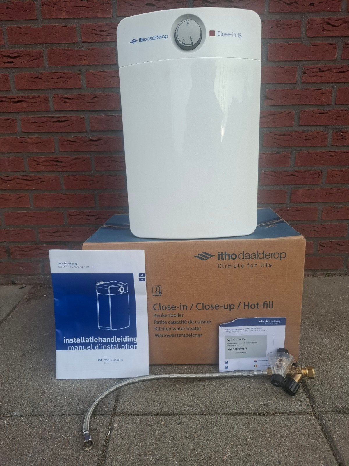 Ithodaalderop 15L close-in boiler NIEUW! + VSH inlaatcombi, Nieuw, Minder dan 20 liter, Onbekend, Boiler