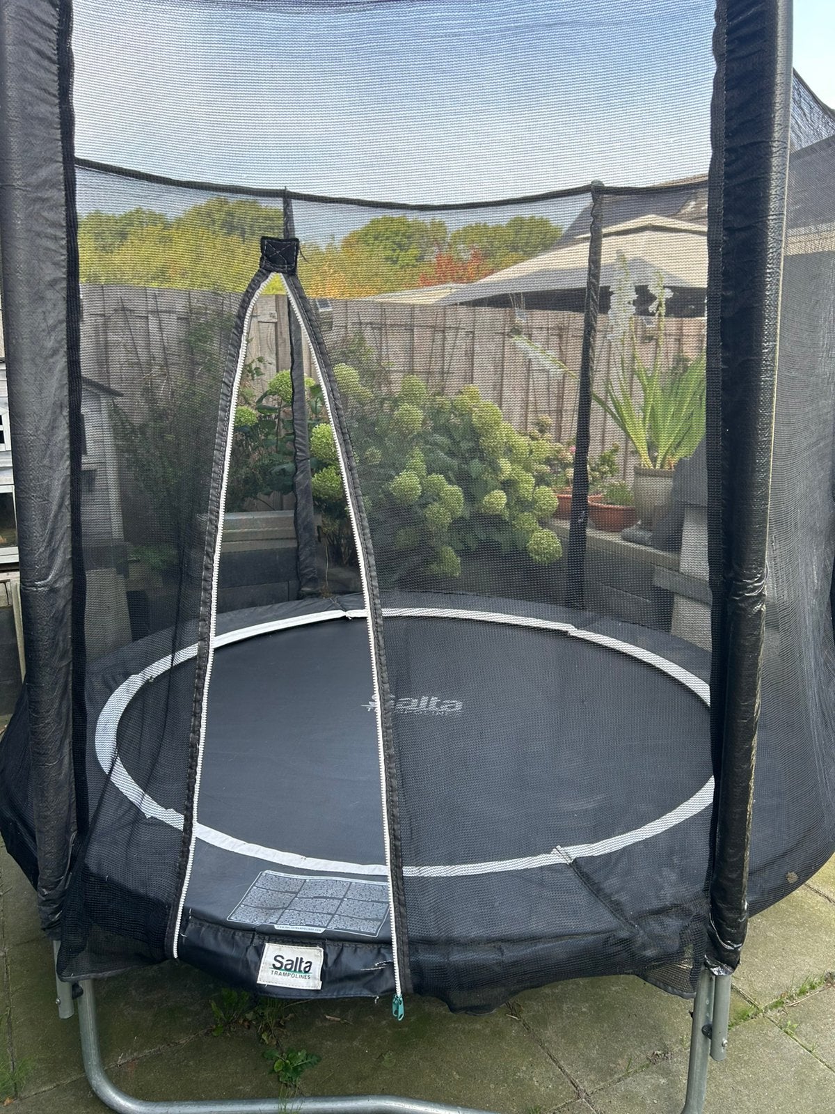 Foto 2 van Salta Trampoline 213 cm zwart gebruikt