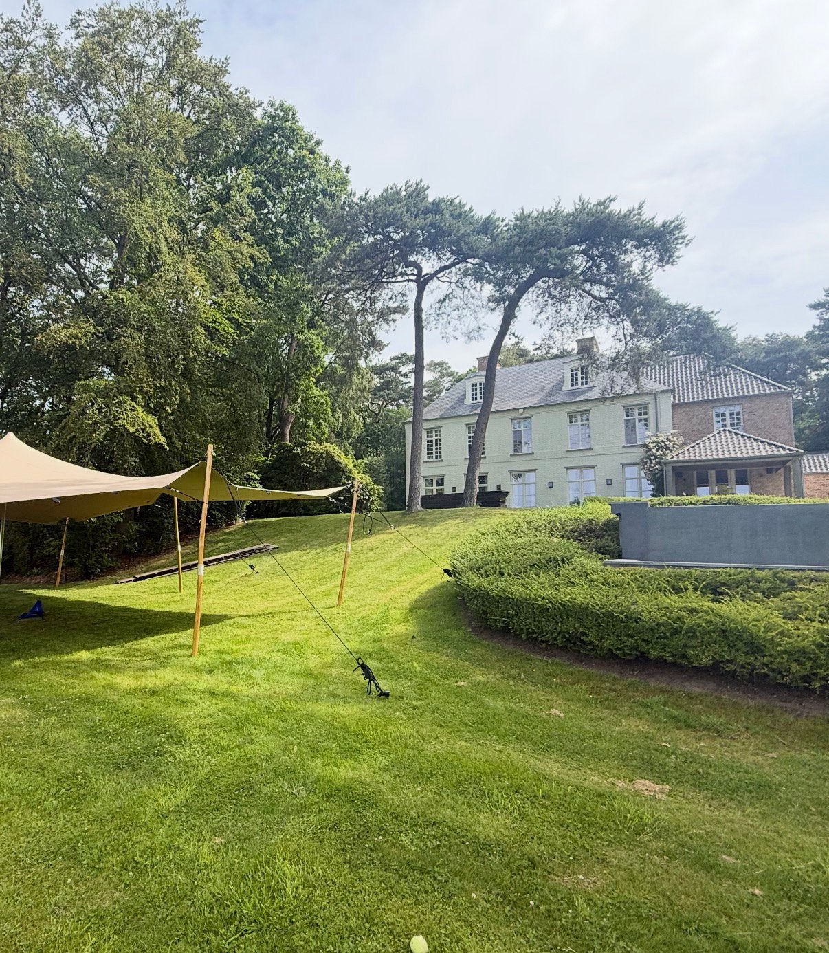 Te huur Premium Stretchtenten 7,5 X 10,20 meter 380, Tuin en Terras, Partytenten, 8 meter of meer, 6 meter of meer, Ophalen of Verzenden