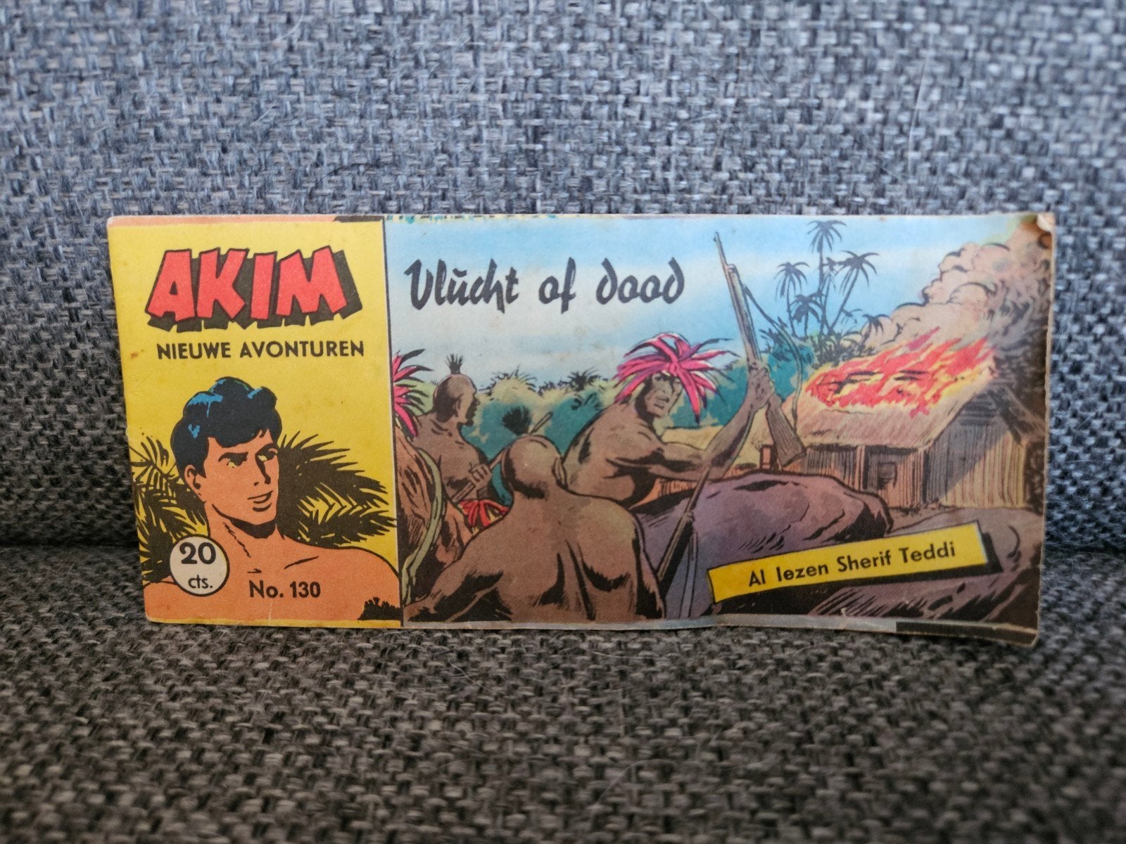 Akim Nieuwe Avonturen No. 130 - Vlucht of Dood, Eén stripboek, Verzenden, Gelezen, Roberto Renzi