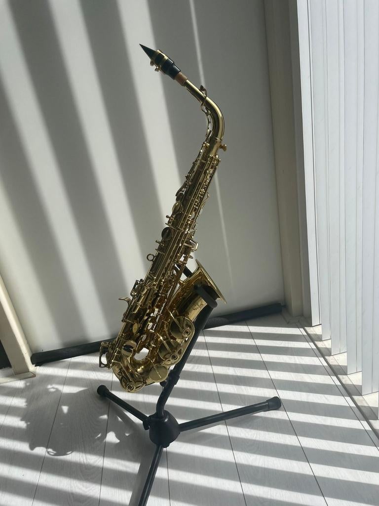 Aurora SAX-AL-Y Altsaxofoon voor beginners (incl. tas), Ophalen of Verzenden, Gebruikt, Alt