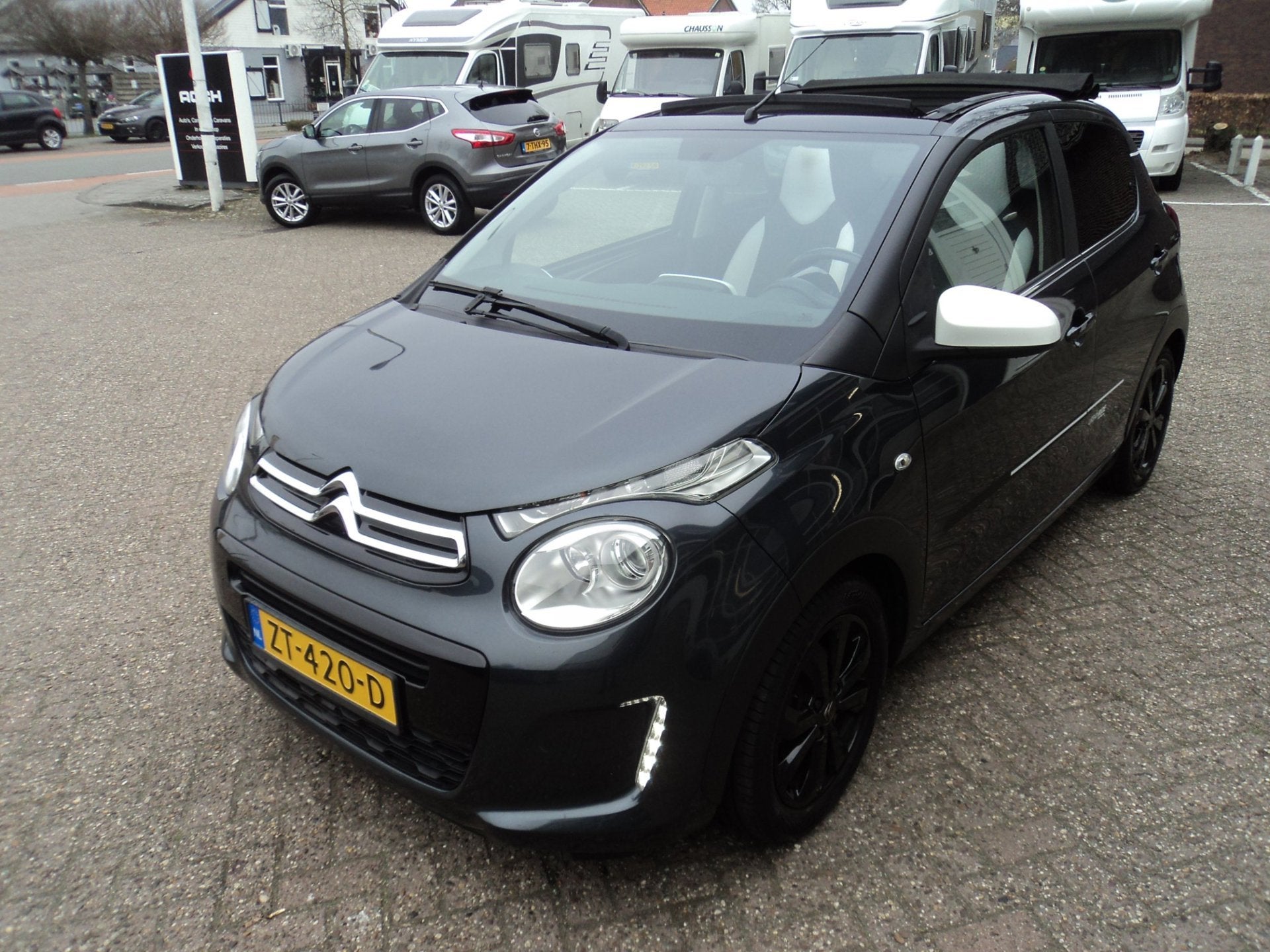 Citroen C1 1.0 VTi Airscape Urban Ride Camera LM Velgen, Voorwielaandrijving, Stof, Gebruikt, C1