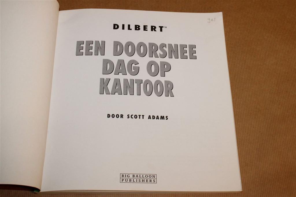Doorsnee Dag op Kantoor — Dilbert Strip, Scott Adams, Eén stripboek, Ophalen of Verzenden, Gelezen