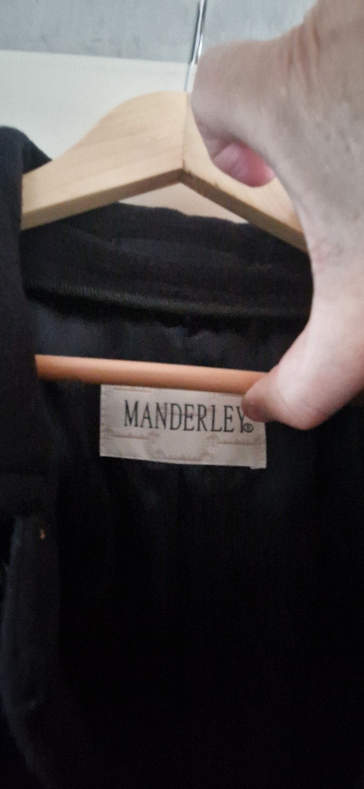 Manderley Wollen & Kasjmier Jas - Donkerblauw, Manderley, Blauw, Maat 56/58 (XL), Ophalen of Verzenden